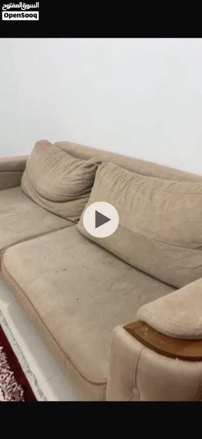 طقم كنبات ويتحولن سرير للبيع 3 قطع 2