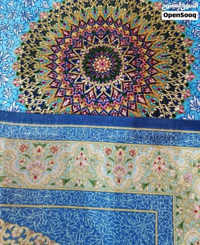 سجادة حريرية يدوية 12 متر – قطعة فاخرة للديكور والمقتنيات 2