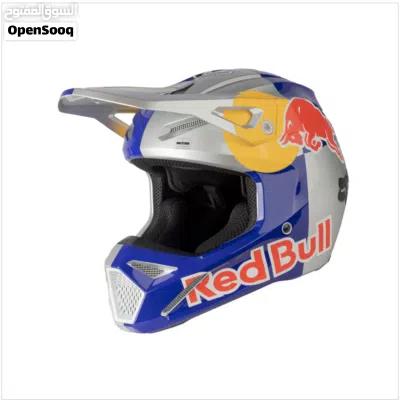Premium Red Bull Solid V1 Full Face Racing Aerodynamic Motocross Helmet - 836605 2