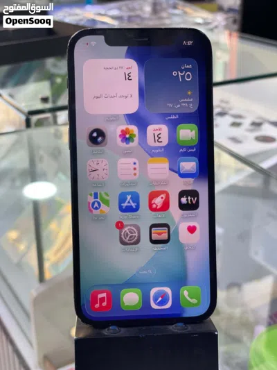 12 pro مش مفتوح ولا مغير في اشي بطاريتو اصليه 72 بضل يوم كامل 2