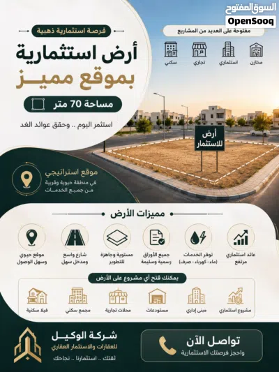 عرض مميز ارض للايجار النوفليين 2