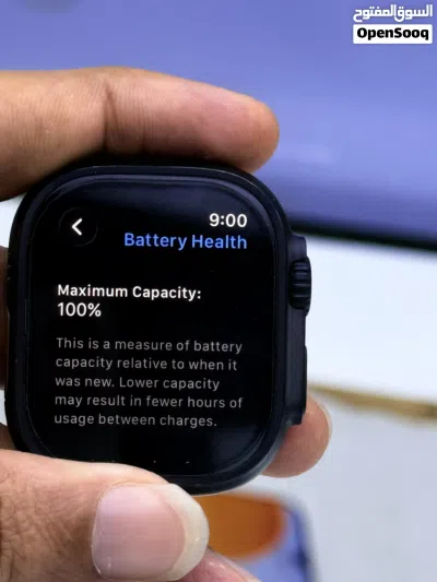 Apple Watch Ultra 2 49mm Balck titanium 100% Battery health with Box Cable Available 4