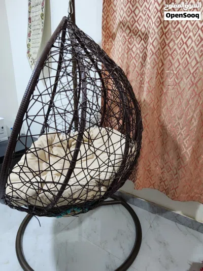 1-seater swing chair , hanging swing chair with cushion 2