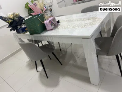 طاوله كراسي طعام من بان مع 6 كراسي 3