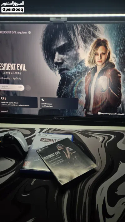 شريط resident evil 9 requiem شبه جديده للبلايستيشن 5 4