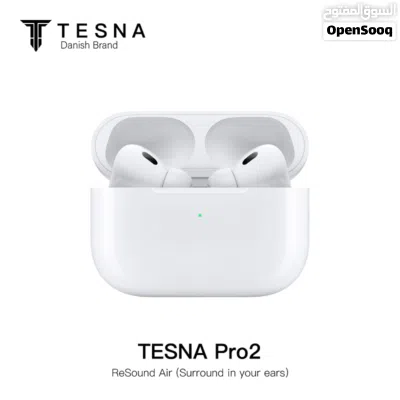 سماعات الأذن اللاسلكية TESNA Pro 2 خاصية إلغاء الضوضاء التكيفي صوت غامر الاصليه تطبيق خاص كفالة شركة 4