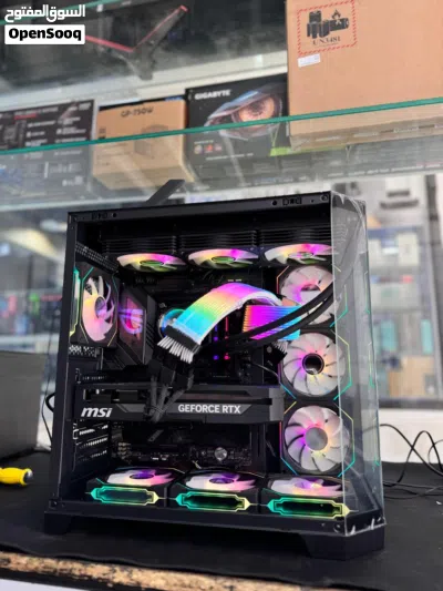Core i7 14F Ram32gb ddr5 RTX5070 vga 12gb ssd 2tb nvme king stone lian li steemar 850 gold use like 3