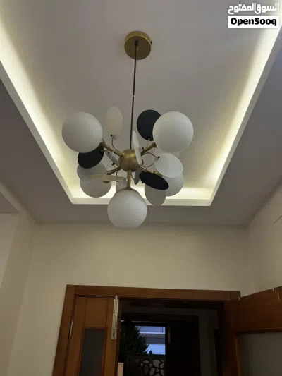 اربعه ثريات زي بعضهم موديل حديث 2