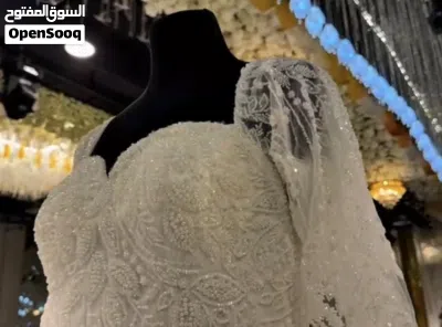 فستان زفاف عروس ابيض موديل حديث 3