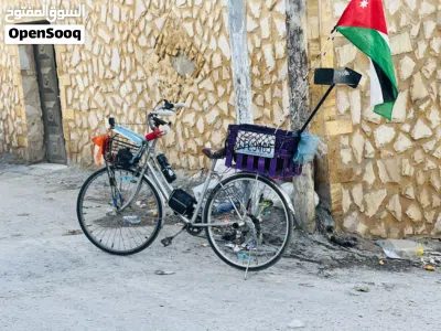 بسكليت لبس نمره 27 وكاله لون سكني ملكي للبيع للبيع للبيع غيارات 6 بريكات امام مشغلات والخلفي بد 2
