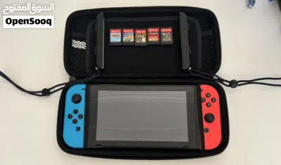 Nintendo Switch / نينتندو سويتش مع ألعاب وملحقات 3