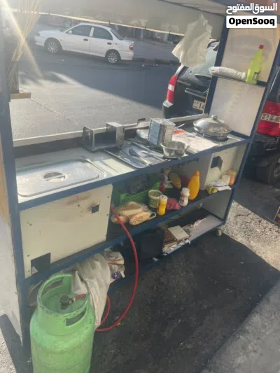 عرباي ذره مع بطاطا مع ساندوتش نقانق 2