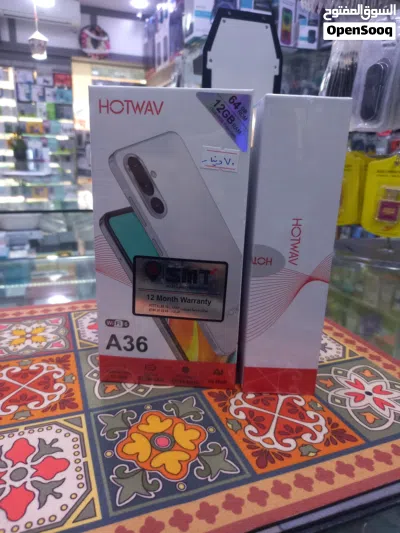 جهاز HOTWAV A36 مواصفات 64جيجا رام12 بطارية 5000اامبير كفالة سنة كاملة 2