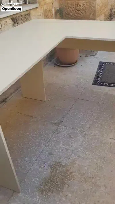 مكتب خشب حرف L بسعر رخيص 3