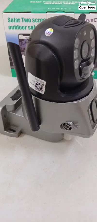 كاميرا مراقبة عن طريق الطاقه الشمسيه تشتغل عن طريق الوايفاي 4