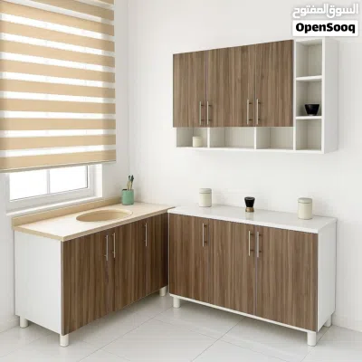 كاونتر وملحق mdf قياس مترو20مع سنك مترو20مرمر بسعر 230الف 4