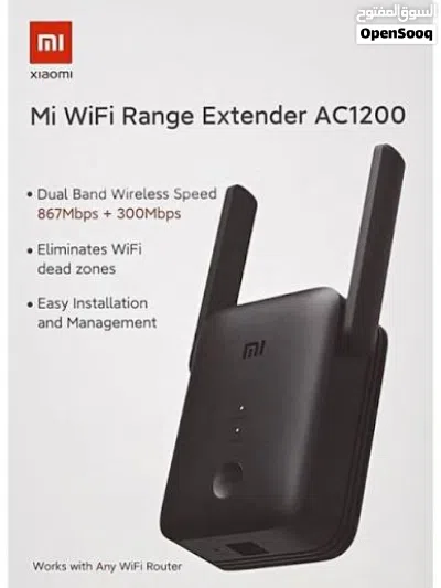 xiaomi extender 1200 موسع شاومي ثنائي الشبكة يعمل مع اي مودم بشكل سلس وسرييع وبسعر حلووو 4