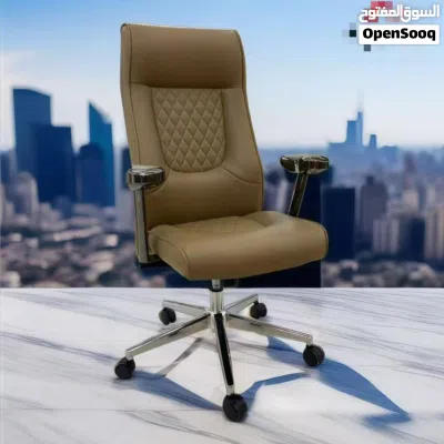 كراسي مكاتب دوار وثابت جلدفاخرة وشبك طبية جميع انواع الكراسي 2
