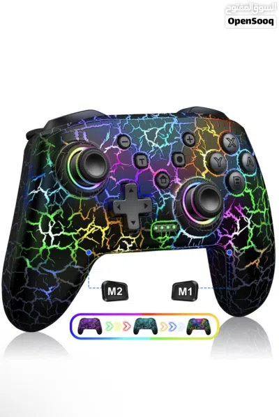 يد تحكم (Joystick) احترافية لاسلكية - تدعم نينتندو، أندرويد، وPC بتصميم أنيق 4