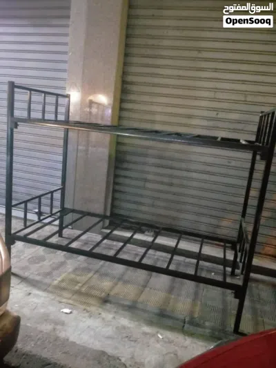 سرير حديد بملل حديد دورين للعمال والشركات والمصانع والمؤسسات Furniture oh 3