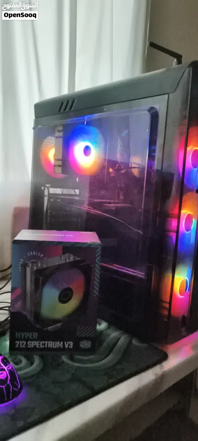 Budget Cheap Gaming Pc With all accessories and Monitor Gtx 1660 Ti 6GB I7-4th 8 gb ram 256 ssd 500 3