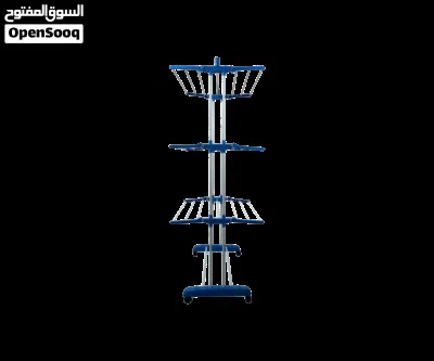 منشر ملابس ثلاثي الطوابق لون ازرق 4