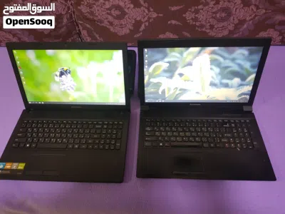 اجهزة لابتوب لينوفو CORE i5 عدد2 وتوشيبا CORE i3 عدد2 هارداتSSD 128 جيجا ورامات 4 جيجا 2