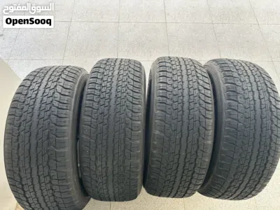 إطارات دنلوب شبه جديده 2024 رنج 18 4