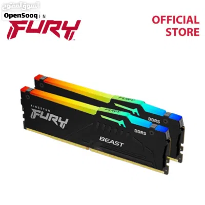 (2 ×16GB DDR5) Kingston FURY Beast RGB16GB 5600MHz DDR5 Desktop Memory Infrared Sync Technology 2