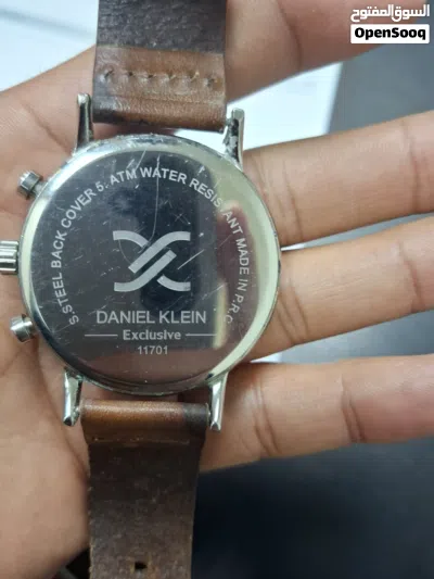 Daniel Klein Battery Watch with Leather Strap Brown DK11701-5 4