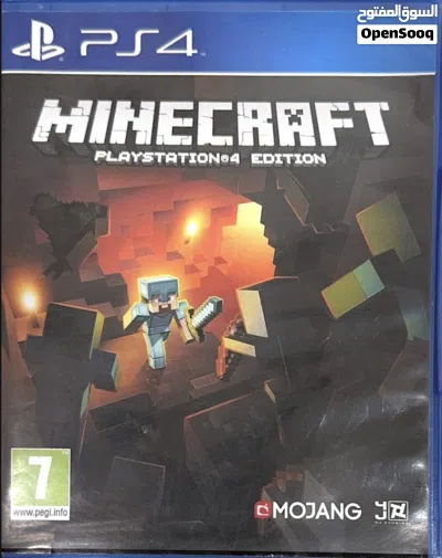 4 Used PS4 Games Bundle - Minecraft / Spider-Man 2 Rare / NFS / WWE 2K18 3
