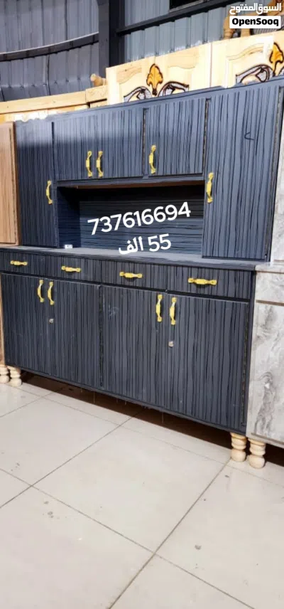 دواليب مطبخ خشب ملبس فرميكا ضد الخدش 3