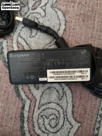 شاحن لينوفو أصلي Lenovo Slim Tip 65W رأس مربع بحالة الوكالة 2