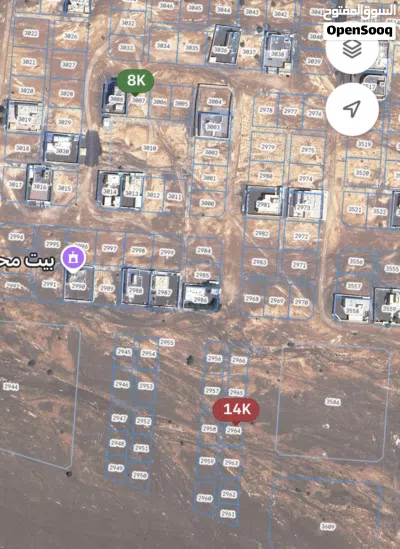 تجاري سكني 525 متر بمخطط ارض الجو المرحله الاولى قريب من المنازل 2
