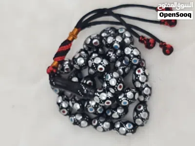 للبيع مسباح كوك أصلي مطعّم فضه ومرجان وفيروز 2