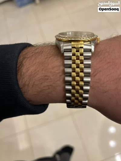 رولكس ديت جست Rolex Datejust ثنائي اللون – وجه شامبين وإطار مرصع 4