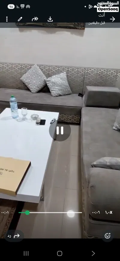 طقم كنب نضيف جدا 40 2
