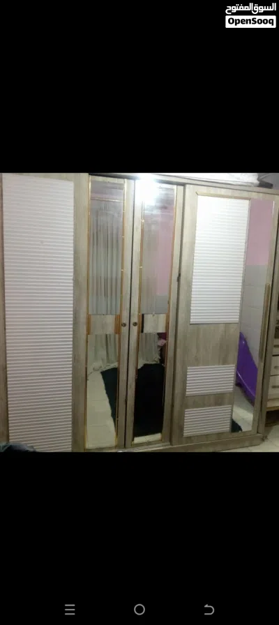 غرفة نوم تفصيل مستعمله بحاله جيده جداً 3