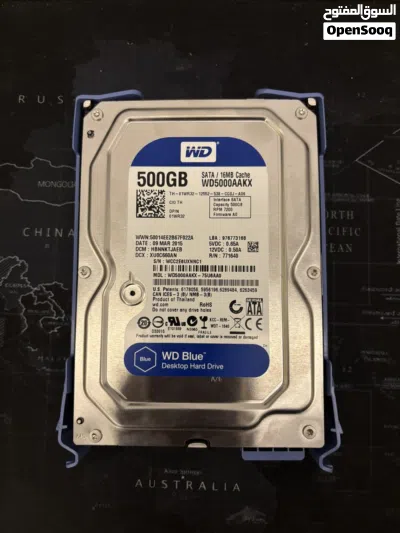 للبيع هارد ديسك HDD سعة 500GB بحالة جيدة 2