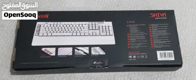 كيبورد ألعاب Redragon أبيض بحالة ممتازة 2