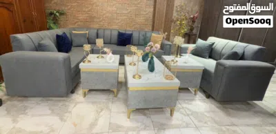 طقم كنب modren نظام أمريكي كوالتي عالي (( مع طقم طاولات )) ، أسفنج ضغط عالي تفاصيل راقيه و مميز 3
