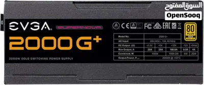 Power Supply EVGA 2000G+ gold 3