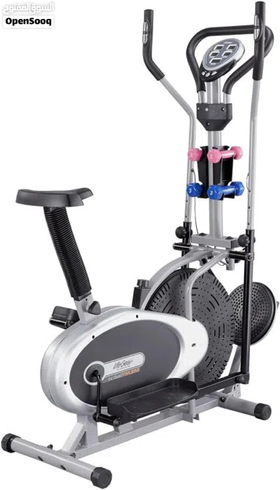 جهاز كروس حركات 3ب1 مع قرص تويست تمرين خواصر و دامبلز نوع world fitness كفاله سنه مقعد ثابت 2
