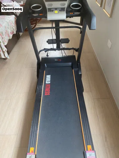 تريدميل مشاية كهربائية World Fitness شبه جديدة بحالة ممتازة 3