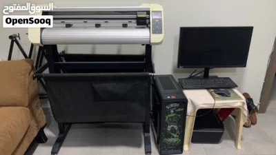 For sale: Asus computer with accessories + Teneth cutting machine + HP printer 2