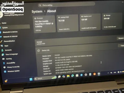 لابتوب جيل 11 core i7مواصفات عالية بسعر نار شبه جديد للبيع المستعجل 2