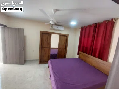 استوديو مفروش في المعبيلة مفابل الممشى Furnished studio for the ledg 3