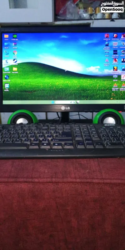 كمبيوتر العاب كامل كيس ماركة لينوفو وكرت 1050ti 2