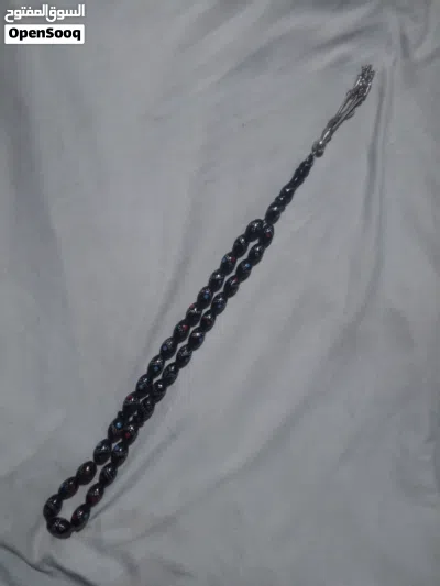 مسبحه 33 حبه يسر مطعمه بفظه مسبحه جميله جدا وانيقه 4