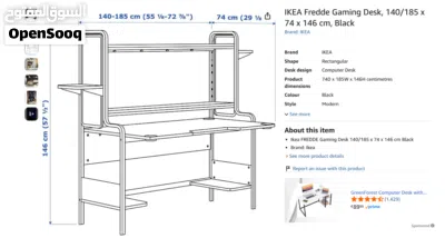 Gaming Table - Ikea (140 cm) 4